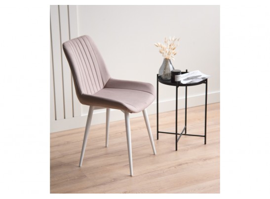 Стул на металлокаркасе Седа латте (zd 290) / белый