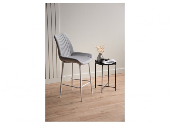 Полубарный стул Седа светло-серый (zd 960) / белый в Каменске-Уральском