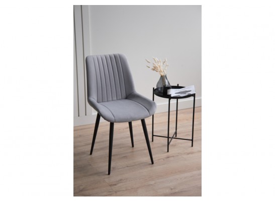 Стул на металлокаркасе Седа светло-серый (zd 960) / черный в Каменске-Уральском