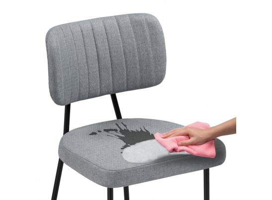 Стул на металлокаркасе Вакао горчичный / черный в Каменске-Уральском