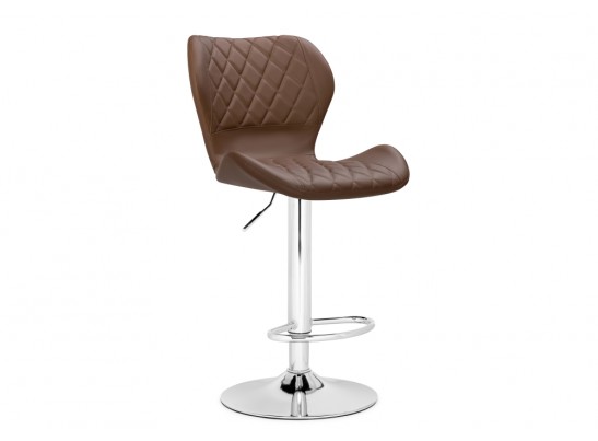 Барный стул Porch brown / chrome в Каменске-Уральском