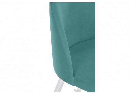 Барный стул Сондре бирюзовый / белый каркас в Каменске-Уральском