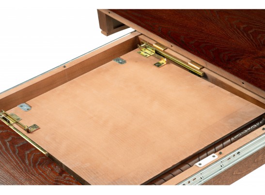 Деревянный стол Альфред круглый орех / коричневая патина в Каменске-Уральском