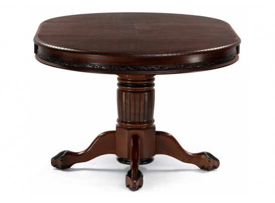 Деревянный стол Альфред 110(160)х110х80 орех / коричневая патина в Каменске-Уральском