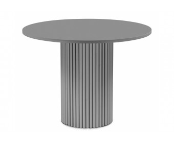 Деревянный стол Барел 100 серый / каркас серый