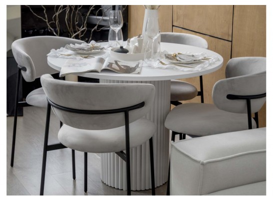 Деревянный стол Барел 89 белый / белый в Каменске-Уральском