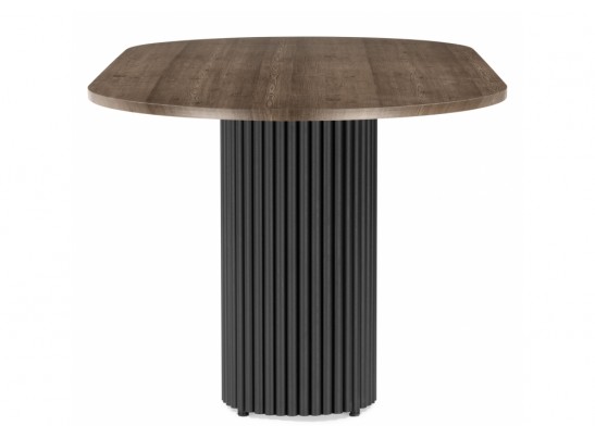 Деревянный стол Барон О 200 х 90 дуб кантри пленка / черный в Каменске-Уральском