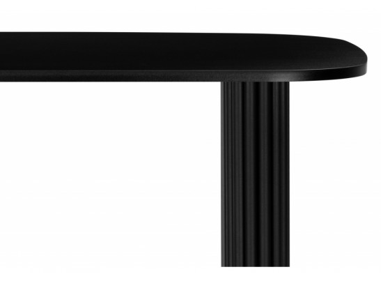 Деревянный стол Бавария B 200 х 90 черная пленка шагрень / черный в Каменске-Уральском