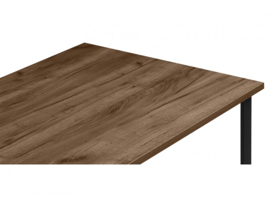 Деревянный стол Лиман 117 х 77 дуб крафт табачный / черный матовый в Каменске-Уральском