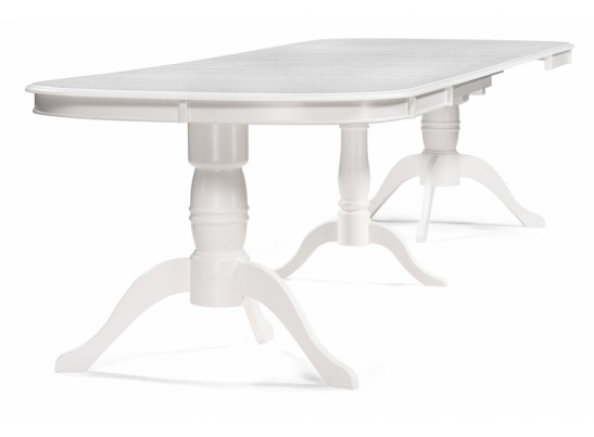 Деревянный стол Louvre 160(337)х106х76 butter white в Каменске-Уральском