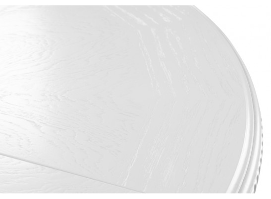 Деревянный стол Нозеан 120(160)х120х76 серебро / белый в Каменске-Уральском