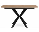 Деревянный стол Палу 130(170)х80 дуб веллингтон / черный
