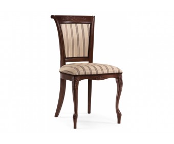 Деревянный стул Амбертин орех / агата полоса серая