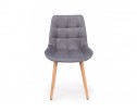 Деревянный стул Челси 360 темно-серый (zd 995) / светлое дерево в Каменске-Уральском
