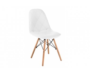 Деревянный стул Kvadro 1 white / wood