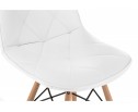 Деревянный стул Kvadro 1 white / wood в Каменске-Уральском