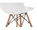 Деревянный стул Kvadro 1 white / wood в Каменске-Уральском