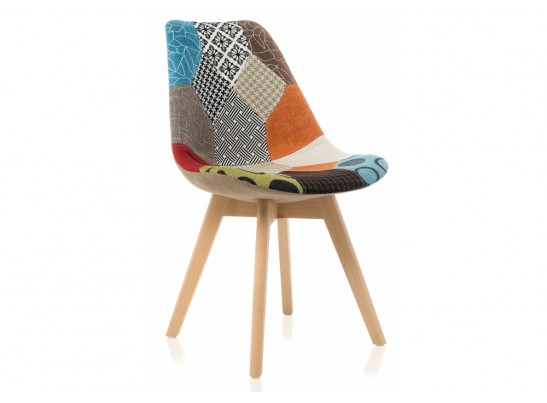 Деревянный стул Mille fabric multicolor в Каменске-Уральском