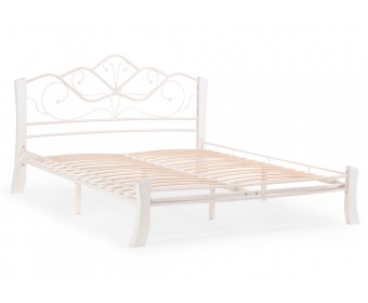 Двуспальная кровать Виктори 4 160х200 белая