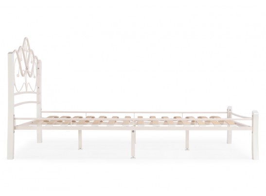 Двуспальная кровать Виктори 4 160х200 белая в Каменске-Уральском