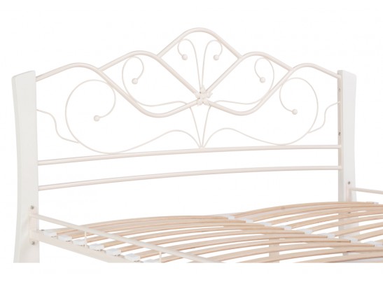 Двуспальная кровать Виктори 4 160х200 белая в Каменске-Уральском