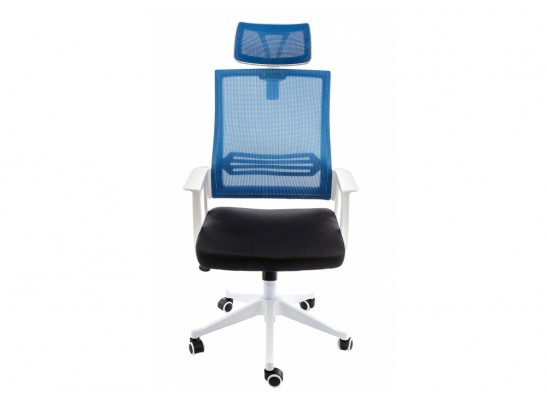 Компьютерное кресло Dreamer белое / черное / голубое в Каменске-Уральском