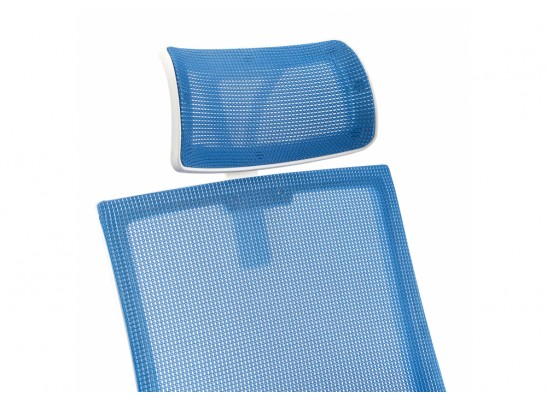 Компьютерное кресло Dreamer белое / черное / голубое в Каменске-Уральском