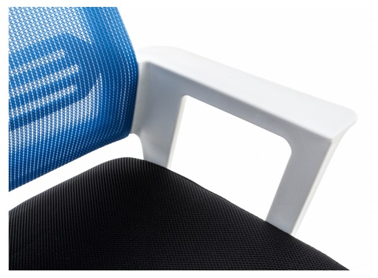 Компьютерное кресло Dreamer белое / черное / голубое в Каменске-Уральском