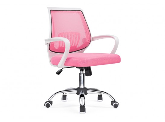 Компьютерное кресло Ergoplus pink / white в Каменске-Уральском