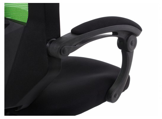 Компьютерное кресло Knight черное / зеленое в Каменске-Уральском