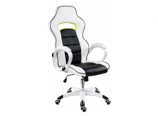 Компьютерное кресло Lider черно-белое в Каменске-Уральском