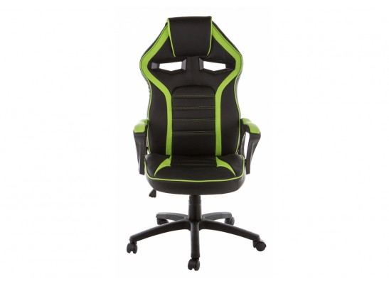 Компьютерное кресло Monza черное / зеленое в Каменске-Уральском