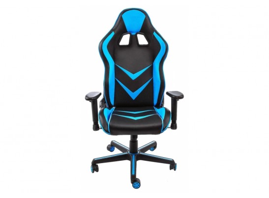Компьютерное кресло Racer черное / голубое в Каменске-Уральском