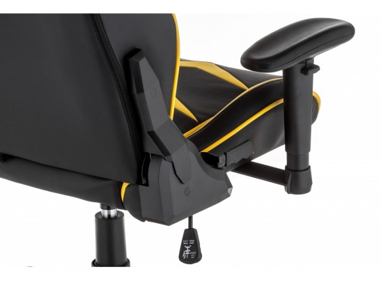 Компьютерное кресло Racer черное / желтое в Каменске-Уральском