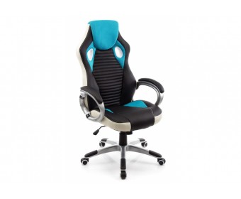 Компьютерное кресло Roketas голубое