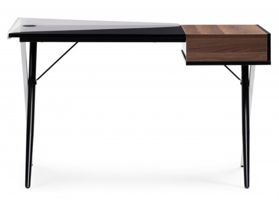 Компьютерный стол Koneli dark walnut / black в Каменске-Уральском