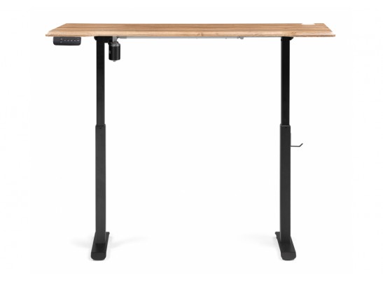 Компьютерный стол Маркос с механизмом подъема 140х80х75 дуб вотан / черный в Каменске-Уральском