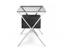 Компьютерный стол Monki black / chrome в Каменске-Уральском