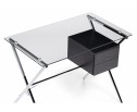 Компьютерный стол Monki black / chrome в Каменске-Уральском