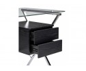 Компьютерный стол Monki black / chrome в Каменске-Уральском