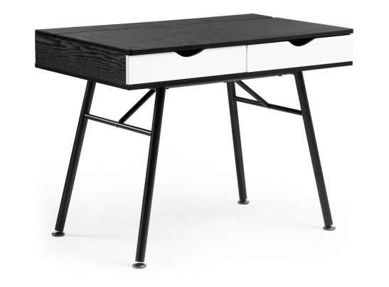 Компьютерный стол Soho black grained / white в Каменске-Уральском