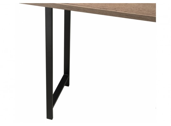Консольный столик Пегас дуб галифакс / черный матовый в Каменске-Уральском