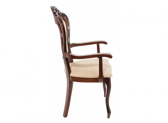 Кресло Bronte вишня / бежевый патина в Каменске-Уральском