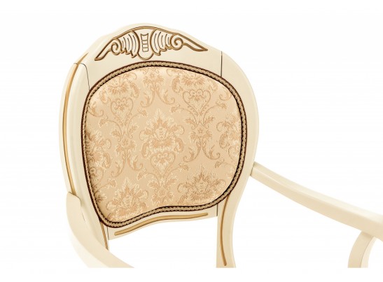 Кресло Лауро патина золото / бежевый в Каменске-Уральском