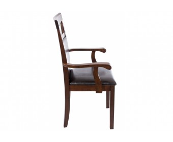 Кресло Luiza dirty oak / dark brown