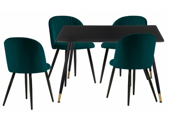 Обеденная группа Cельда black / green в Каменске-Уральском