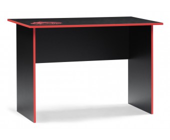 Письменный стол Эрмтрауд 110х60х75 черный / красный