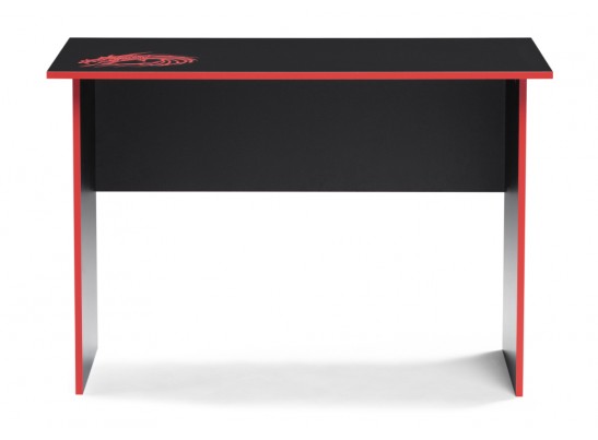 Письменный стол Эрмтрауд 110х60х75 черный / красный в Каменске-Уральском