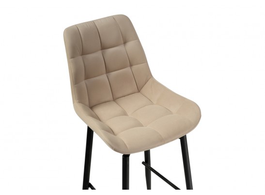 Полубарный стул Алст К крутящийся бежевый / черный в Каменске-Уральском
