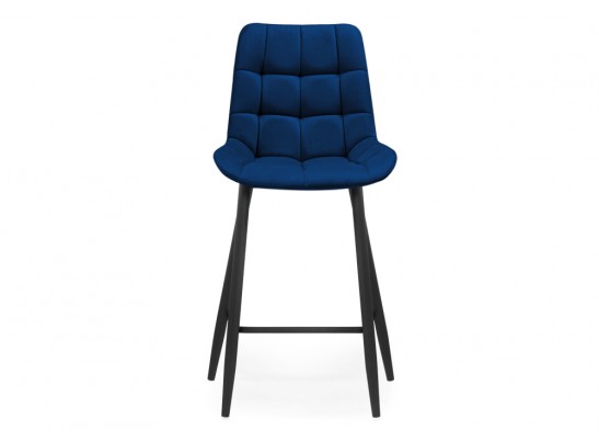 Полубарный стул Алст велюр синий / черный в Каменске-Уральском